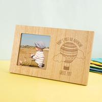 Babys 1st Big Adventure Personalised Holiday Photo Frame