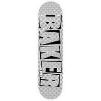 Baker Hawk Brand Name Halftone Dipped Skateboard Deck - 7.75\