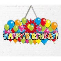 Balloon Design Door Decor Happy Birthday