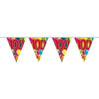 Balloon Design Bunting No 100th Birthday