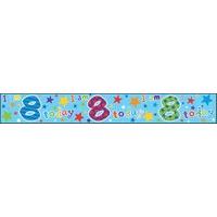 Banner Happy Birthday Age 8