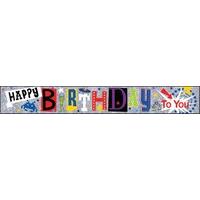 Banner Happy Birthday Boy