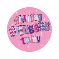 Badge 15cm Happy Birthday Birthday Princ