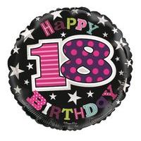 Balloon Foil - Happy 18th Birthday Femal