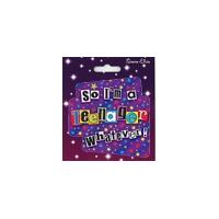 Badge Shaped Happy Birthday Teen...