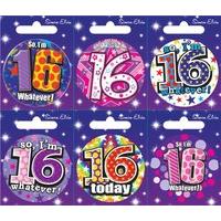 Badge 6 Card Happy Birthday 16