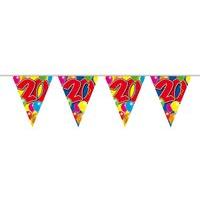 Balloon Design Bunting No 20th Birthday