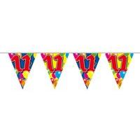 Balloon Design Bunting No 11th Birthday