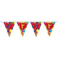 Balloon Design Bunting No 17th Birthday