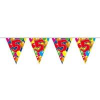 Balloon Design Bunting No 5th Birthday
