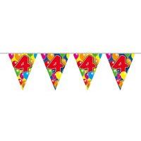 Balloon Design Bunting No 4th Birthday