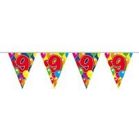 Balloon Design Bunting No 9th Birthday