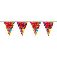 balloon design bunting no 75th birthday