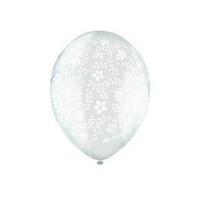 Balloons 355cm Flowers Clear (pack Of 25) For Party Decoration