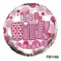 balloon foil new arrival its a girl