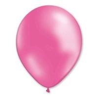 Balloon Metallic Helium 28cm Pink 50