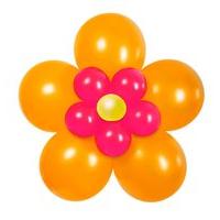 Balloon Kit Flower Pack Orange Pink