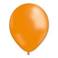 Balloon Metallic Helium 28cm Mandarin 50