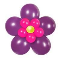 balloon kit flower pack purple pink