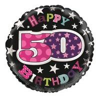 Balloon Foil - Happy 50th Birthday Femal