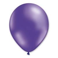 Balloon Metallic Helium 28cm Purple x 50