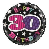 Balloon Foil - Happy 30th Birthday Femal