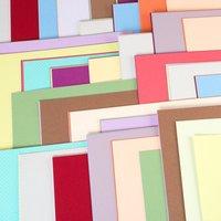 Bazzill Premium Pack of 100 Assorted Cardstock 402102