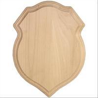 Basswood Shield Plaque 9 x 12 x 3/4 inch 260523