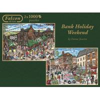 bank holiday 2 x 1000 piece jigsaw puzzle