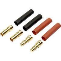 Battery plug 3.5mm Gold-plated 2 pair Reely