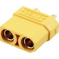 battery receptacle xt90 gold plated 1 pcs reely