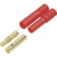 Battery plug, Battery receptacle 4mm Gold-plated 1 pc(s) Modelcraft 71241+71243