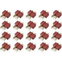 battery plug t connectors gold plated 20 pcs reely