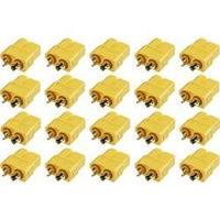 Battery receptacle XT60 Gold-plated 20 pc(s) Reely