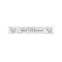 banner just married 36m x 60cm