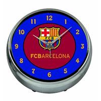 barcelona unisex official aluminium table clock blue