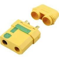 Battery receptacle XT90-S Gold-plated, Lightning protection 1 pc(s) Reely