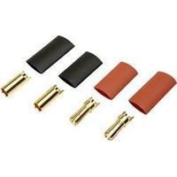 Battery plug 5.5 mm Gold-plated 2 pair Reely