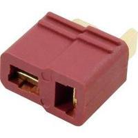 Battery receptacle T socket Gold-plated 1 pc(s) Reely