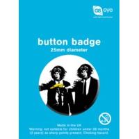 Bad Chimps Bananas Button Badge