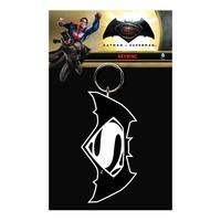 Batman V Superman Logo Keyring