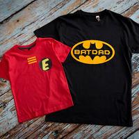 Batdad and Sidekick T-shirt Set