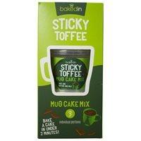 BAKEDIN STICKY TOFFEE MUG CAKE MIX pack of 3