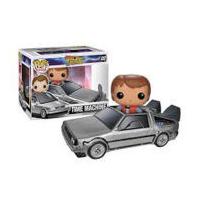 back to the future marty with delorean mcfly pop vinyl figure