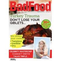 Bad Food | Christmas Photo Upload Card