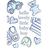 baby boy clothes new baby card