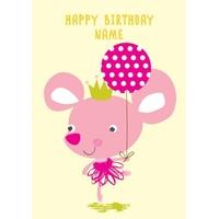 Ballet Mouse Happy Birthday