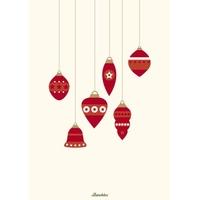Baubles | Christmas Card