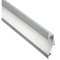 Barthelme 62398421 Wall-Mount Profile Aluminium 1m x 23 x 90mm