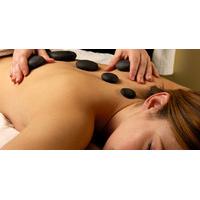 back neck and shoulder hot stone massage